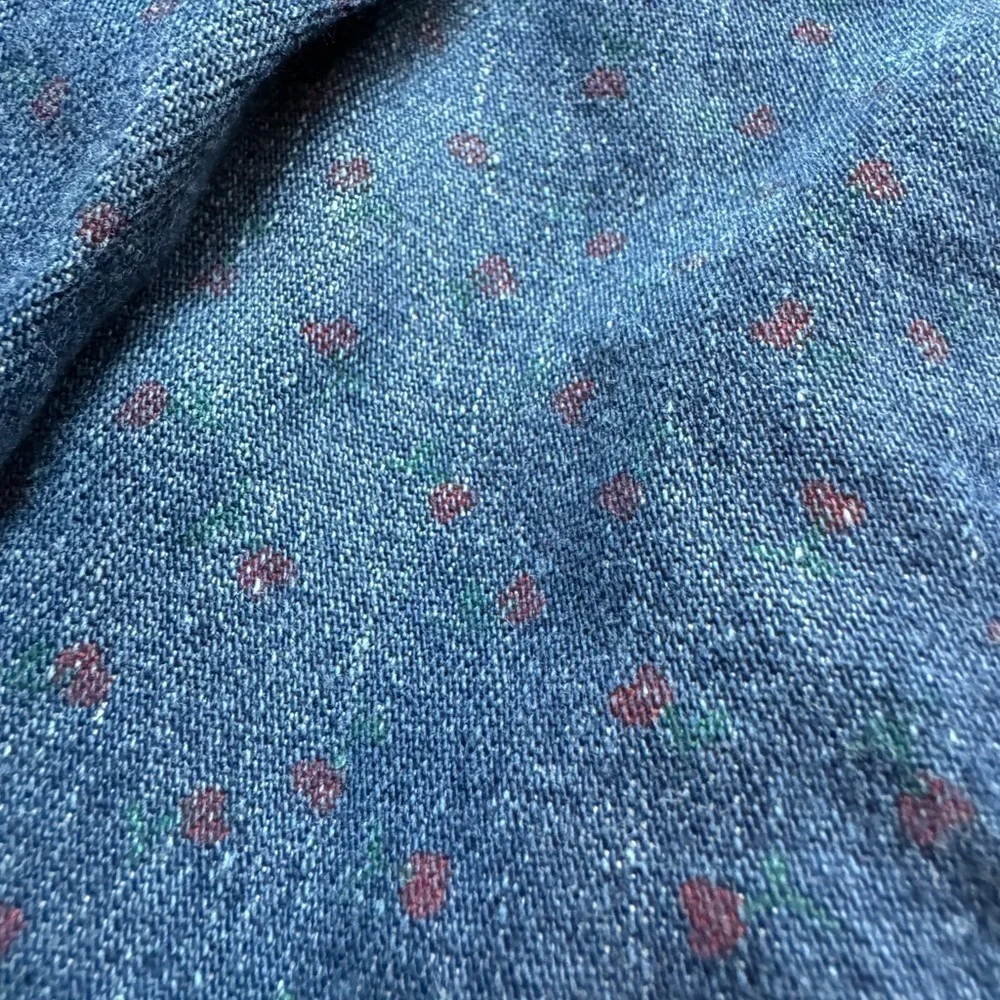 Vintage Oshkosh B’gosh Vestbak Denim Polka Dot  Overall Jeans 12 Months VTG 90s